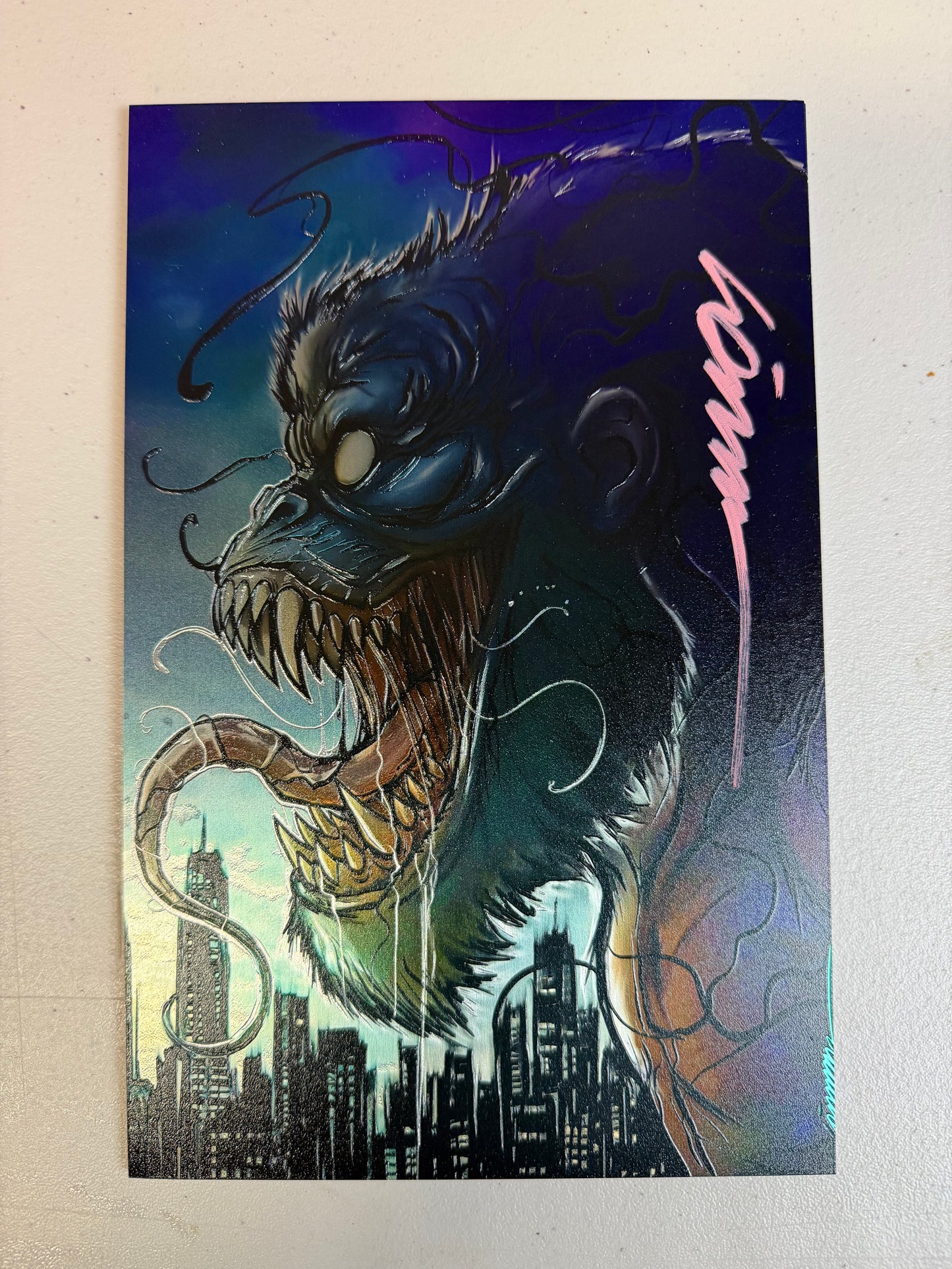 Signed (KONG METAL) KAIJU VS KONG-LIMITED- COVER BY GORKEM DEMIR(C2E2 EXCLUSIVE)