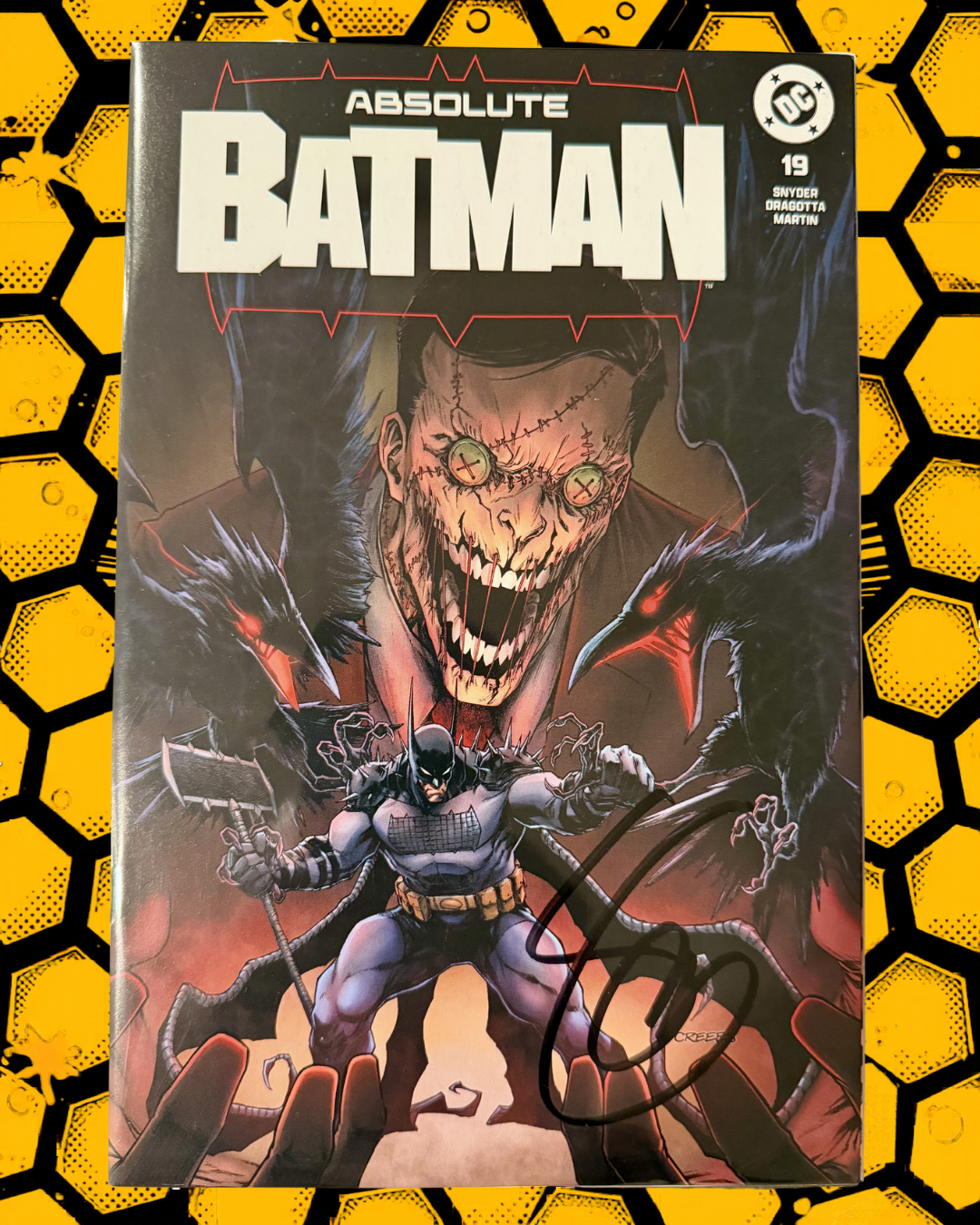 Absolute Batman #19 Crees Lee Exclusive Variant SIGNED BY Scott Snyder
