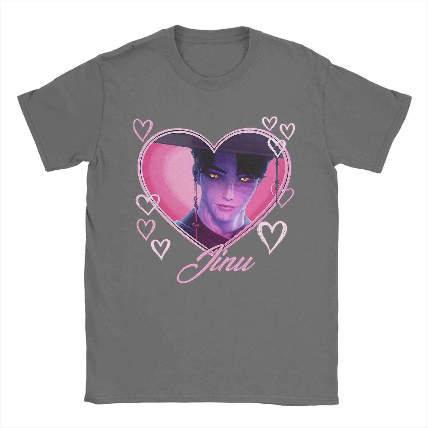 💘 Jinu Heart KPOP Demon Hunters Tee – Anime-Inspired Streetwear