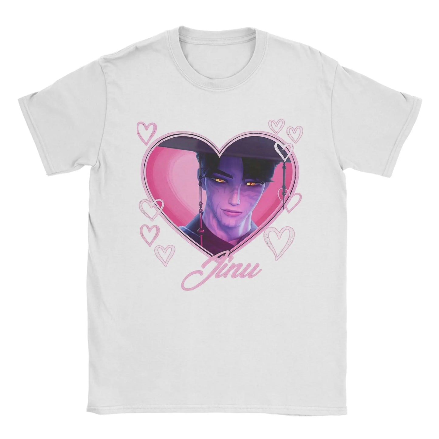 💘 Jinu Heart KPOP Demon Hunters Tee – Anime-Inspired Streetwear