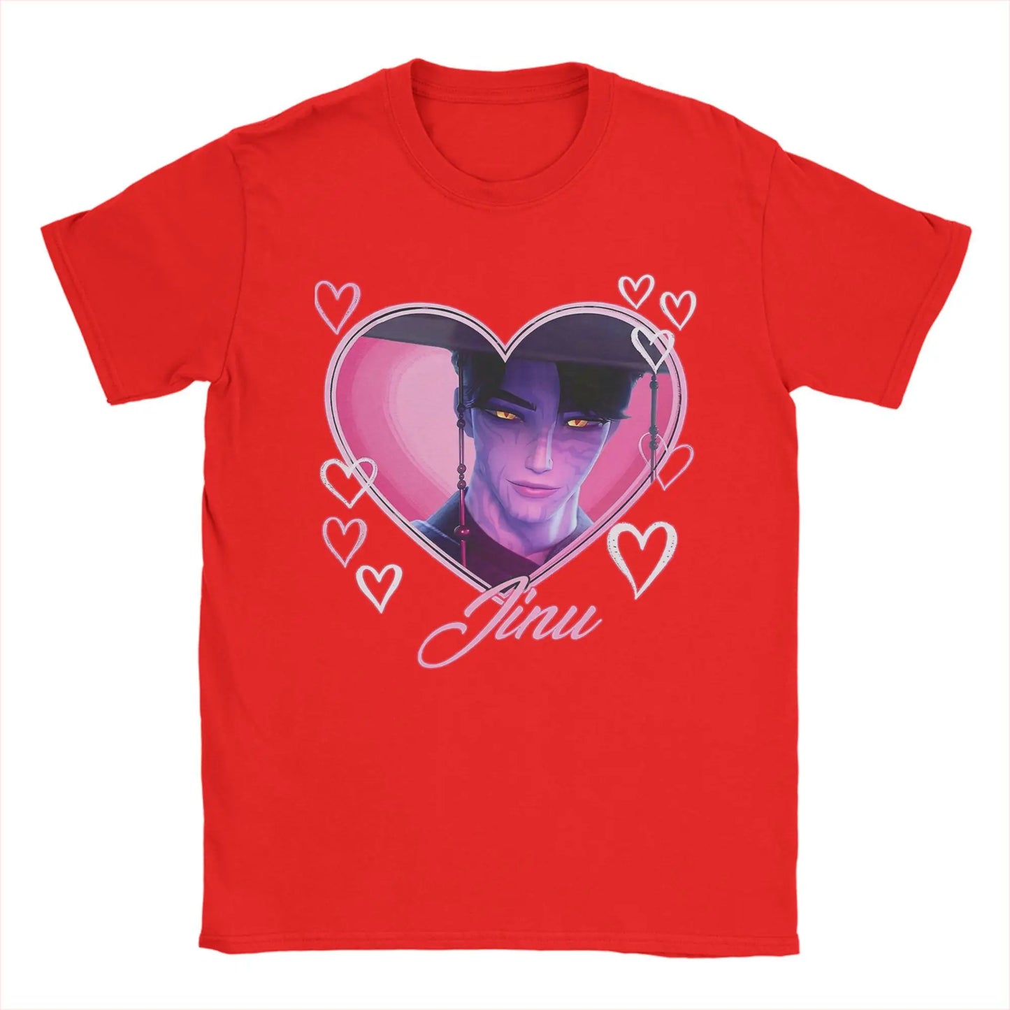 💘 Jinu Heart KPOP Demon Hunters Tee – Anime-Inspired Streetwear