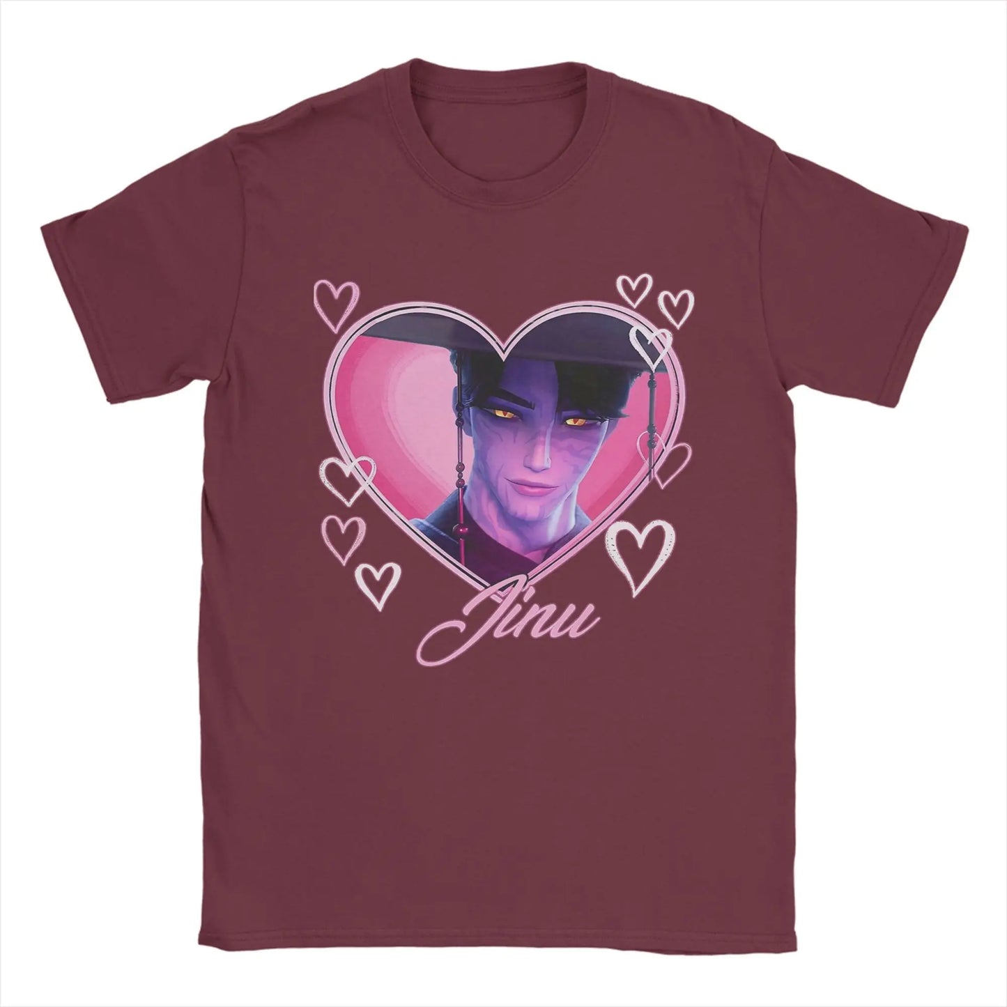 💘 Jinu Heart KPOP Demon Hunters Tee – Anime-Inspired Streetwear