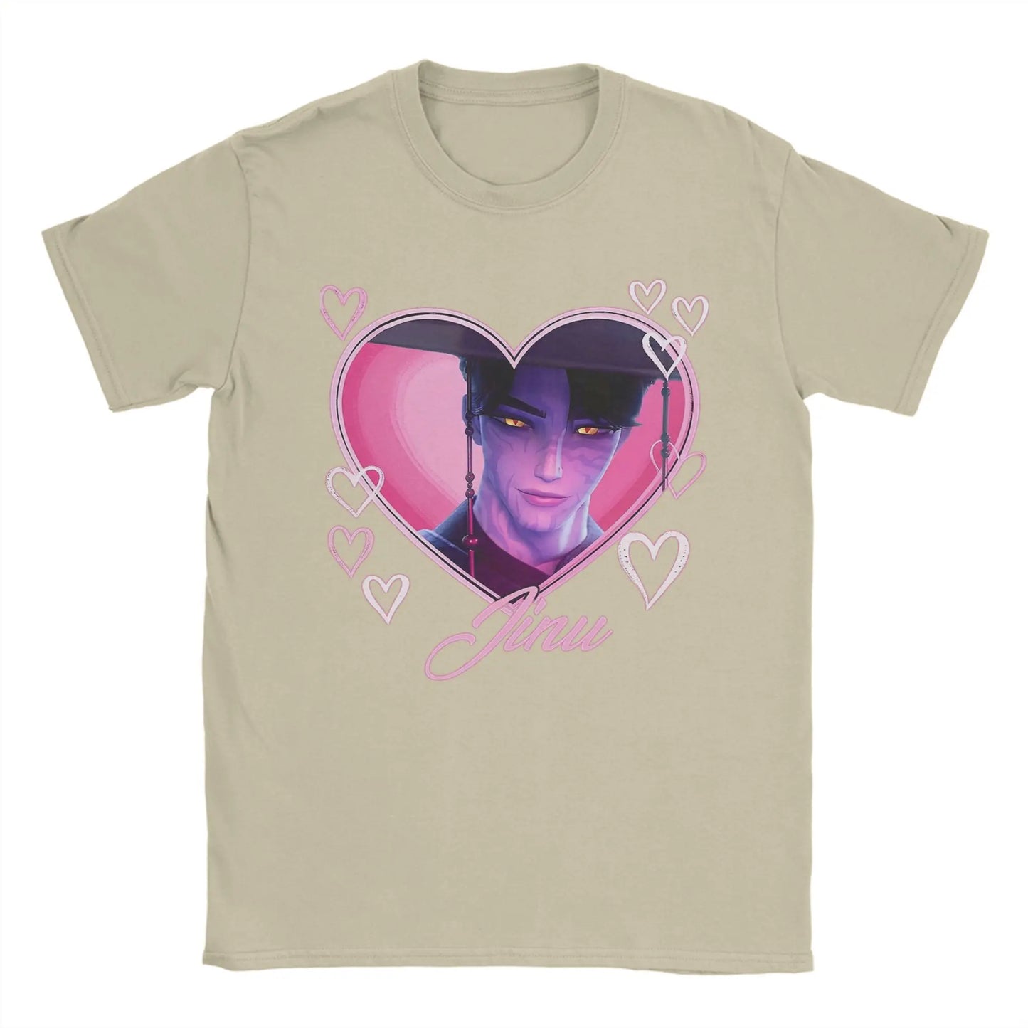 💘 Jinu Heart KPOP Demon Hunters Tee – Anime-Inspired Streetwear
