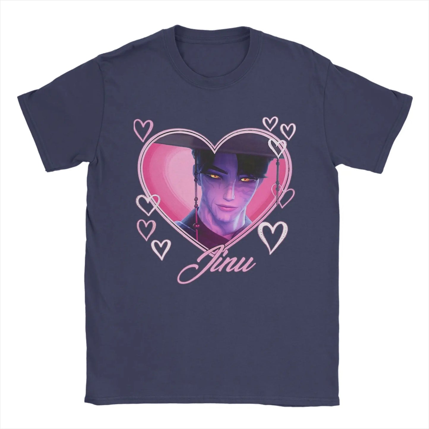 💘 Jinu Heart KPOP Demon Hunters Tee – Anime-Inspired Streetwear