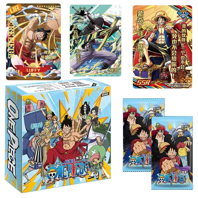 π΄ββ οΈ One Piece SR/SSR Trading Card Collection Box (Luffy, Nami & More)