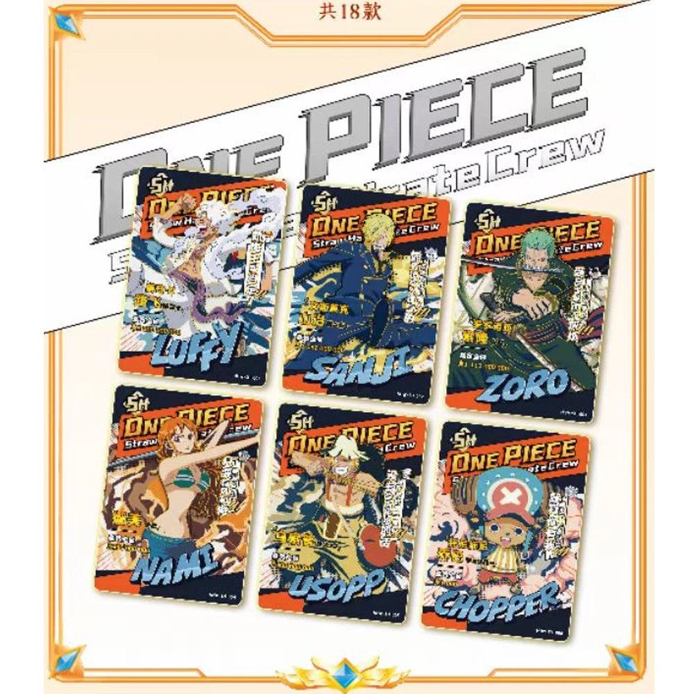 π΄ββ οΈ One Piece Anime Card Booster Box β Full Character Set (Luffy, Zoro & More)