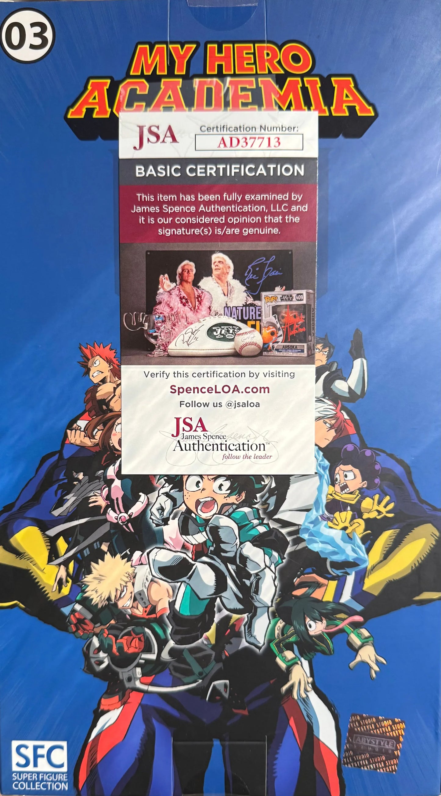 π₯ Banpresto My Hero Academia β All Might Figure (Signed by Christopher Sabat w/ Quote & COA)