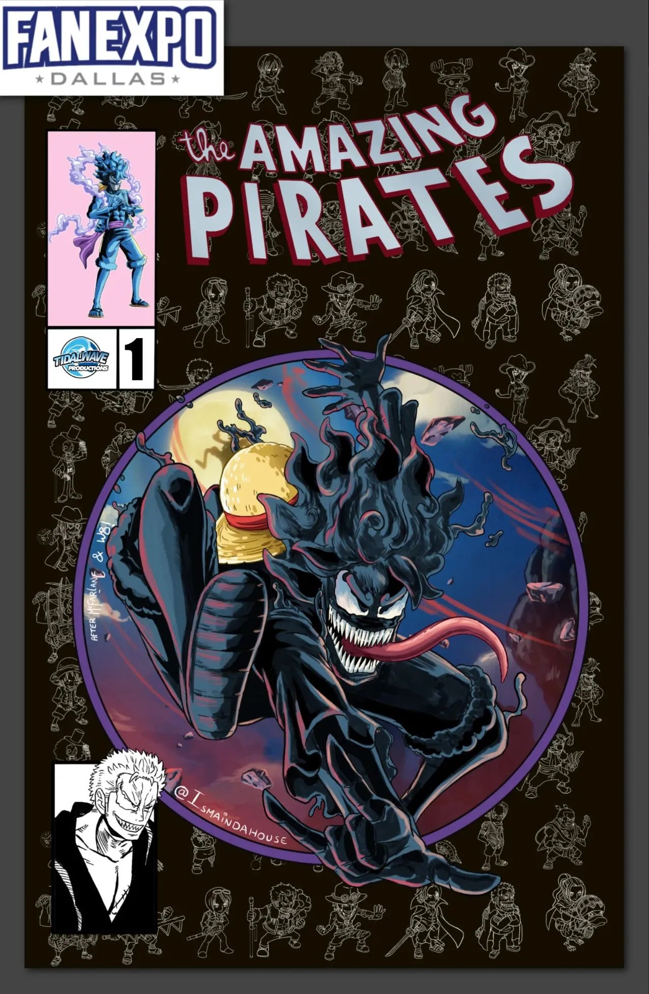 FANEXPO DALLAS FAME: EIICHIRO ODA "THE AMAZING PIRATES" VENOMIZED ISMAIN INDAHOUSE EXCLUSIVE /150