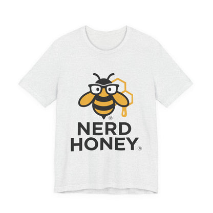 Nerd Honey Bee T-Shirt – Cute Geek Honeycomb Graphic Tee