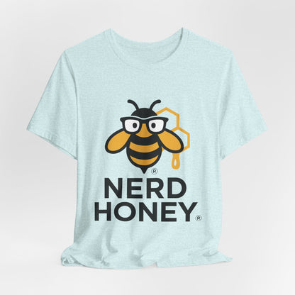 Nerd Honey Bee T-Shirt – Cute Geek Honeycomb Graphic Tee