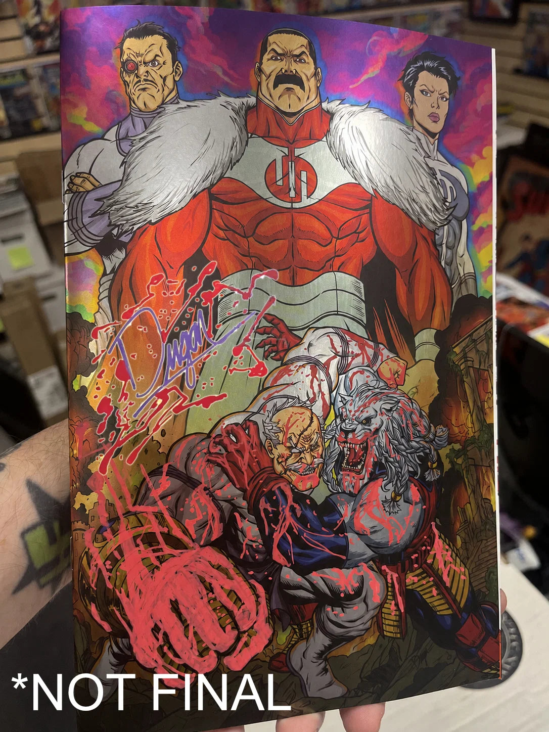 Invincible Universe: Battle Beast #12 Deegan Puchkors, Nerd Honey DragonCon Exclusive Virgin Foil Variant