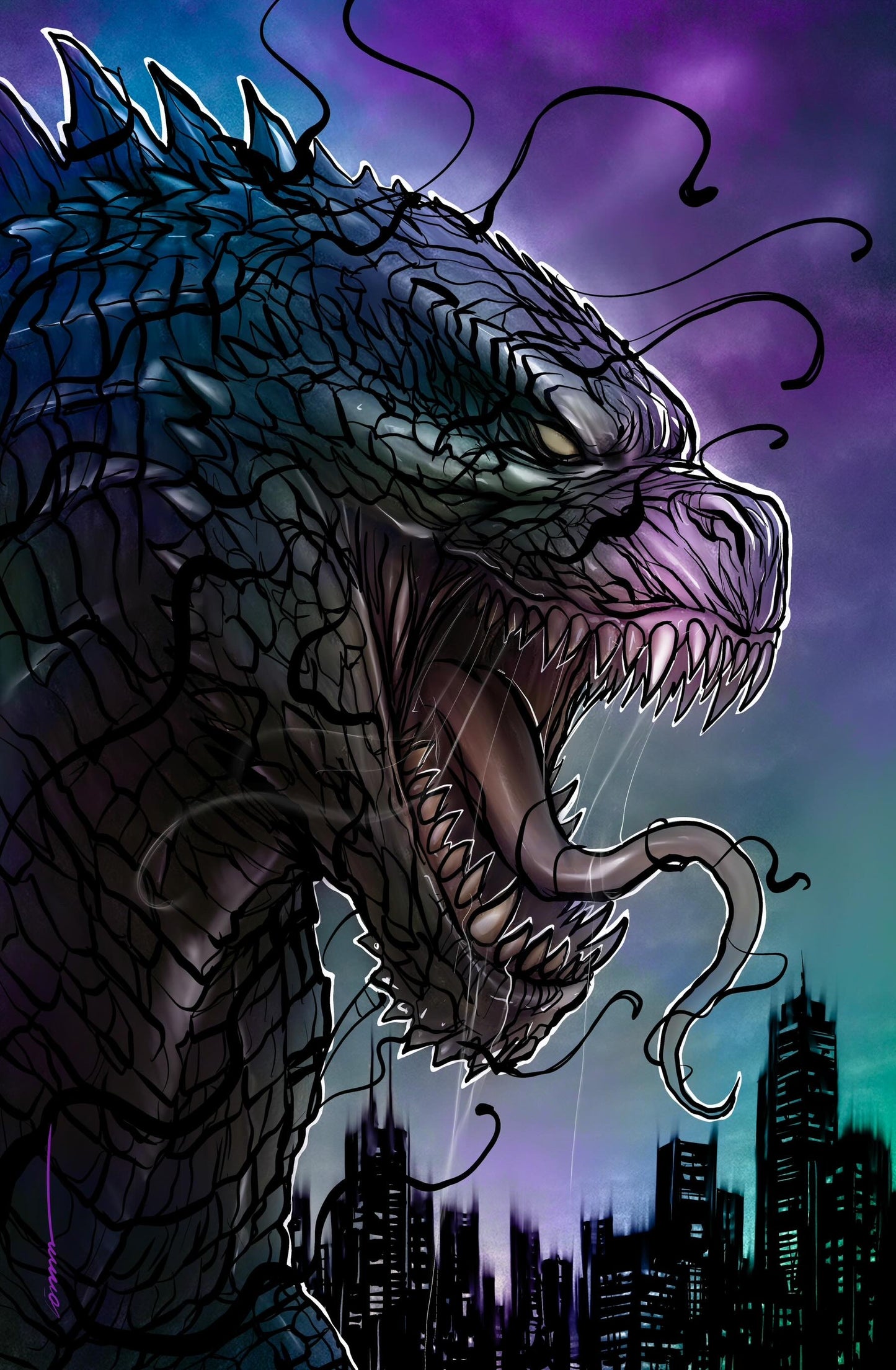 (KAIJU FOIL) KAIJU VS KONG-LIMITED- COVER BY GORKEM DEMIR(C2E2 EXCLUSIVE)