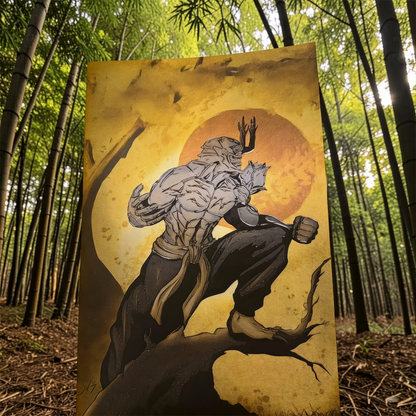 Jujutsu Kaisen: Gold Hanami – Anime Expo Nerd Honey Exclusive Drop 🎨 Original Artwork by Jordan Wadley 🔥 Limited Print Run Exclusive