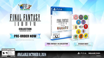 Final Fantasy I-VI Collection Anniversary Edition for PlayStation 4 (PS4)