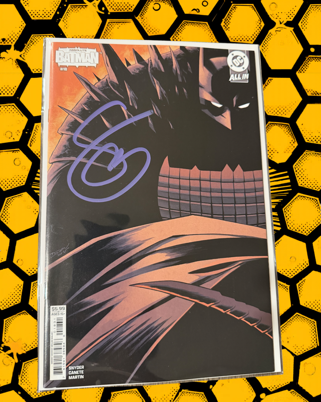 Absolute Batman #18 Declan Shalvey Variant Megacon Exclusive SIGNED BY Scott Snyder