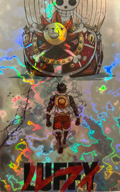 Luffy: Akira Homage – Anime Expo Nerd Honey Exclusive Drop 🎨 Original Artwork by Shehzan Qureshii 🔥 Limited Print Run Exclusive