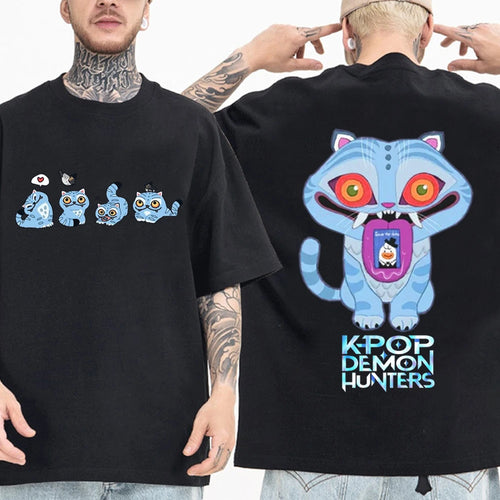 🐯 Derpy Tiger KPop Demon Hunters Tee – Harajuku Style