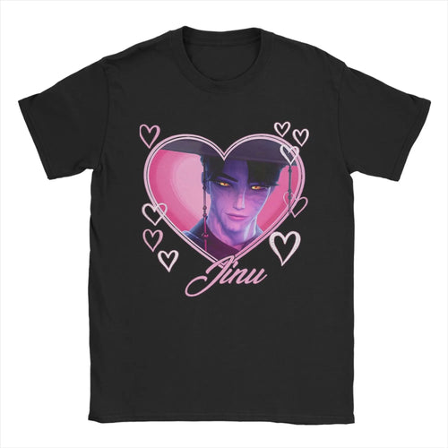 💘 Jinu Heart KPOP Demon Hunters Tee – Anime-Inspired Streetwear
