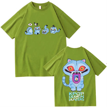 🐯 Derpy Tiger KPop Demon Hunters Tee – Harajuku Style