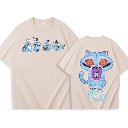 🐯 Derpy Tiger KPop Demon Hunters Tee – Harajuku Style
