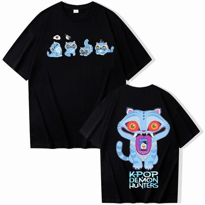 🐯 Derpy Tiger KPop Demon Hunters Tee – Harajuku Style