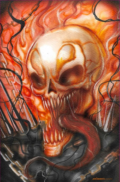 🕷️ Venomized Ghost Rider – Main Cover (Nerd Honey x Görkem Demir | LTD 85 w/ COA)