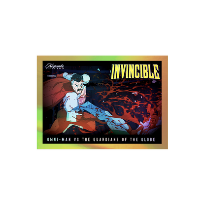 KEEPSAKE Invincible Season 1 Holo Hobby Box: 12 Packs, 4 Cards Per Pack, 2 Guaranteed Relics, Chase Gold Holo Parallels, 600-Card Checklist