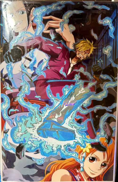 🔥 WANTED: Sanji Artbook – MegaCon Exclusive | Foil Embossed Cover by Ismain Dahouse
