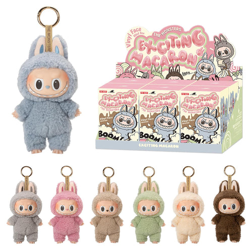 🐰 Pop Mart Labubu – The Monsters: Exciting Macaron Plush Series (1 sealed case)